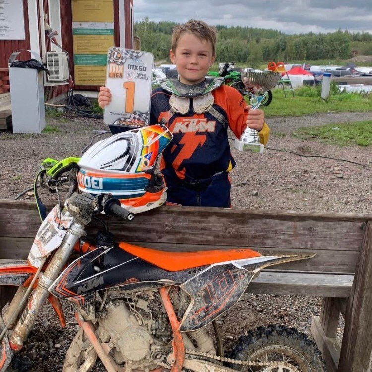 Oliver Härkönen MX50 mestari